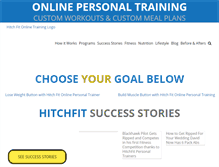 Tablet Screenshot of hitchfit.com